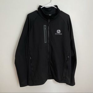The North Face jacket w/John Deere logo sz L